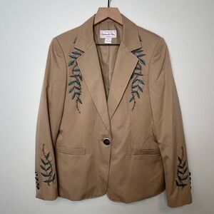 Panhandle Slim Embroidered Tan Western Blazer | Women’s 12